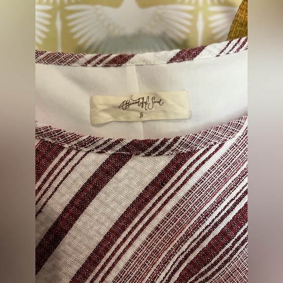 A Beautiful Soul Striped Shift Dress - Picture 2 of 7